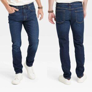 34x32 - Mens Skinny Fit Jeans - Goodfellow Co - Dark Blue